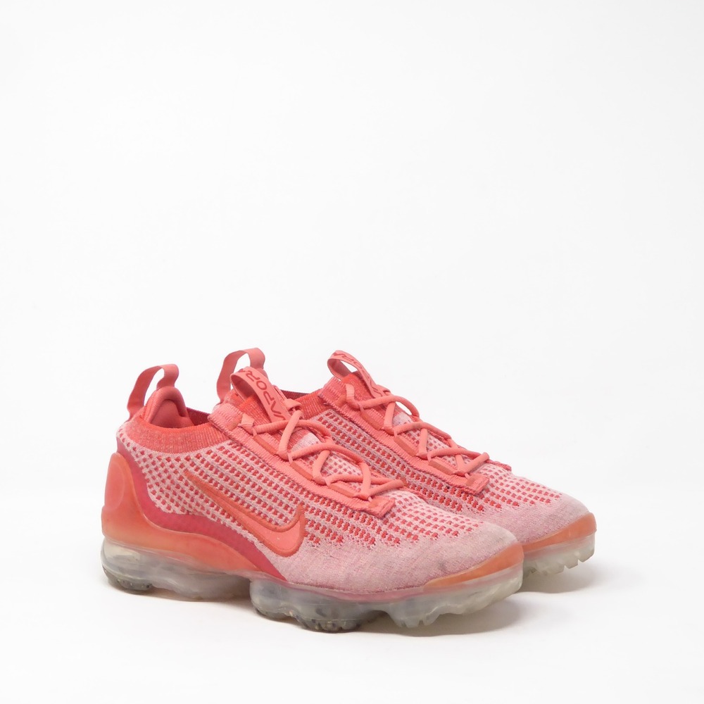 Nike Womens Air VaporMax 2021 FK Pink Flyknit Sneakers 6.5